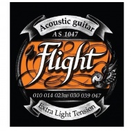 Струны для акустической гитары Flight AS1047